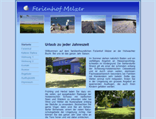 Tablet Screenshot of ferienhof-melzer.de